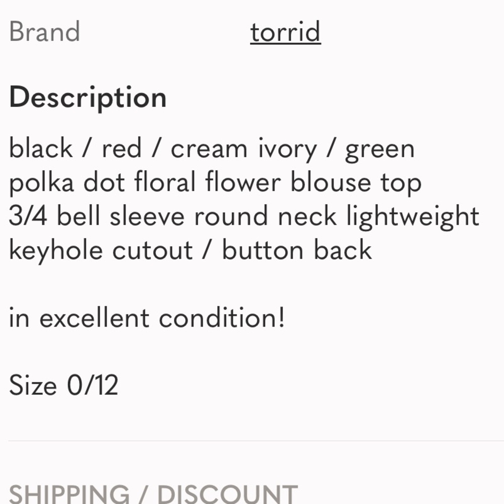 Torrid Ruffled Floral Blouse - Picture 11 of 11